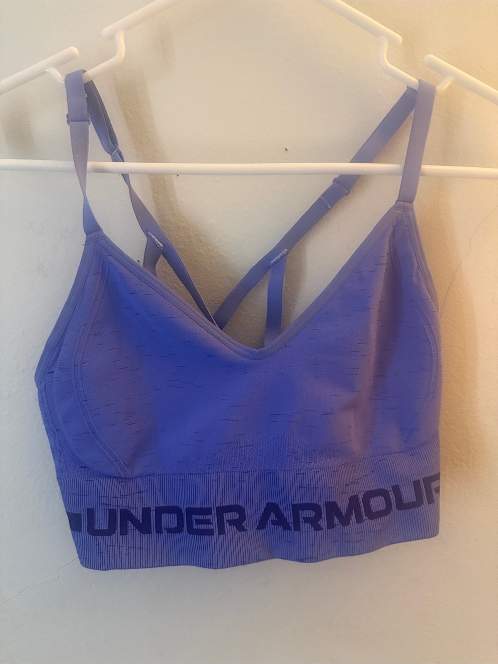 Under Armour Lavender/Purple Seamless Strappy Sports Bra